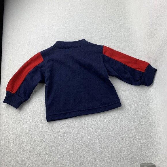 Vintage J.I.T. For Kids Sports Blue Red Shirt Pants Set 6/9 Months - Picture 5 of 13